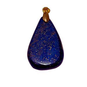 Vintage Afghan Lapis Lazuli Necklace Pendant